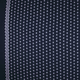 Italian Famous NYC Designer Border Printed Wool-Rayon Woven