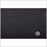 Carolina Herrera Swiss Pinstriped Metallic Black and Silver Novelty Wool Woven