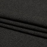 Donna Karan Italian Olive Herringbone Stretch Brushed Wool Woven