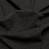Donna Karan Italian Olive Herringbone Stretch Brushed Wool Woven