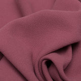 Italian Liz Berry Creped Stretch Wool Double Cloth