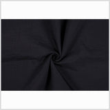 Black Crinkled Double Face