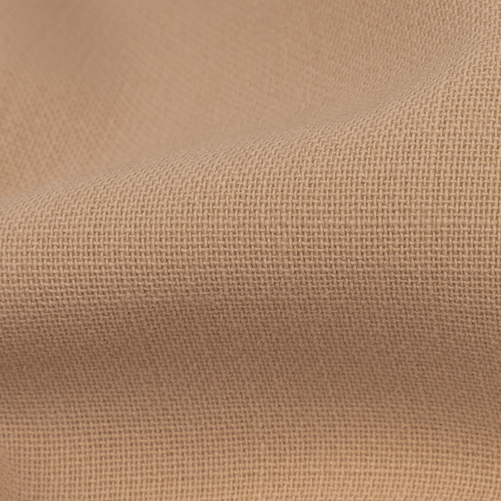 Donna Karan Italian Beige Stretch Wool Double Cloth