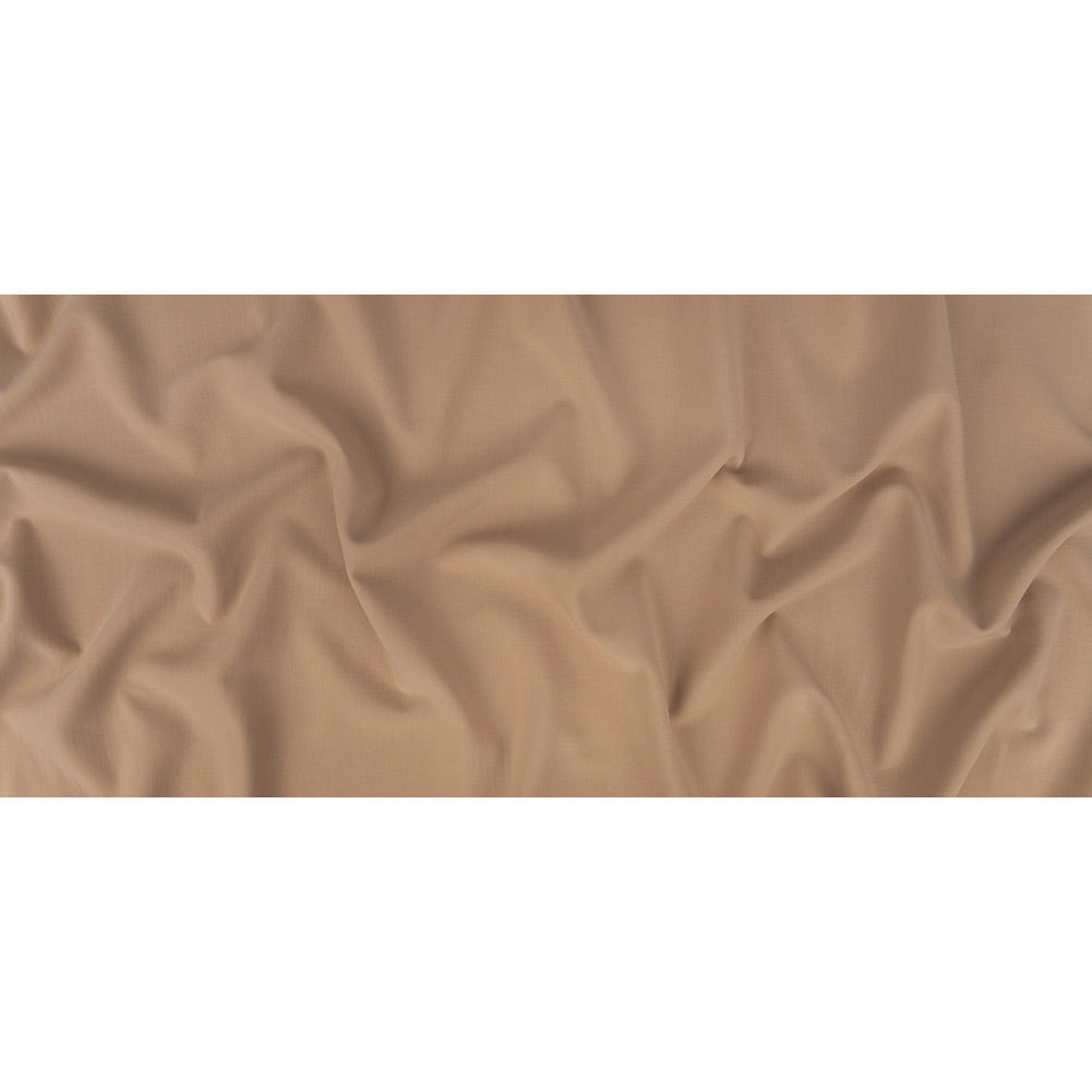 Donna Karan Italian Beige Stretch Wool Double Cloth