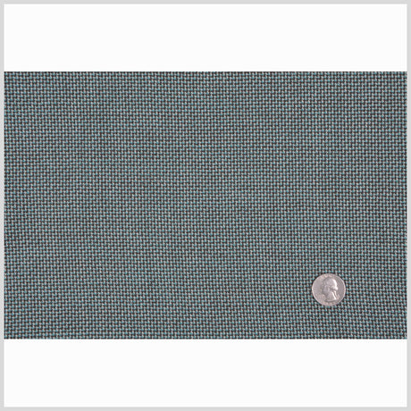 Turquoise/Moss/Off-White Solid Woven