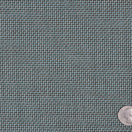 Turquoise/Moss/Off-White Solid Woven
