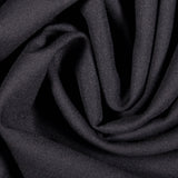 Black Wool-Lycra Suiting