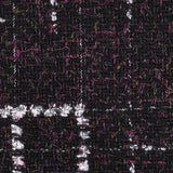 Black/White/Silver Solid Woven
