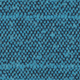 Aqua and Black Slubbed Polyester Woven