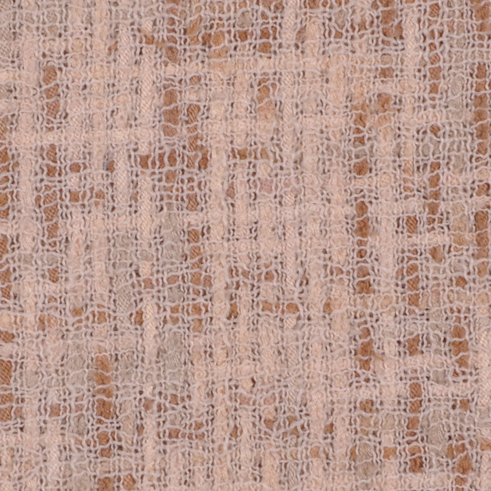 Famous NYC Designer Beige/Tan Solid Woven