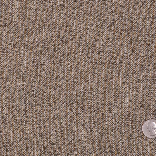 Italian Oscar de la Renta Moss/Chocolate/Off-White Wool Boucle
