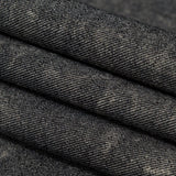 Donna Karan Italian Charcoal, Champagne and Metallic Gold Reversible Stretch Wool Twill