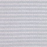Metallic Silver Wool Blend Striped Knit