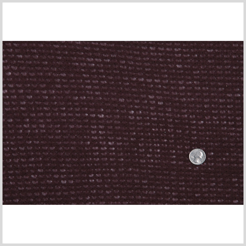 Burgundy Mohair Blended Loose Knit