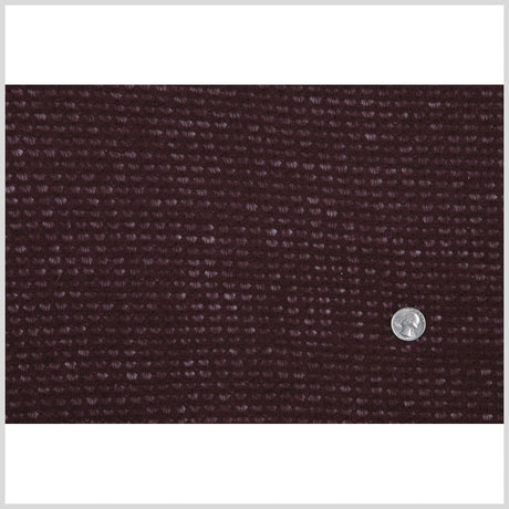 Burgundy Mohair Blended Loose Knit