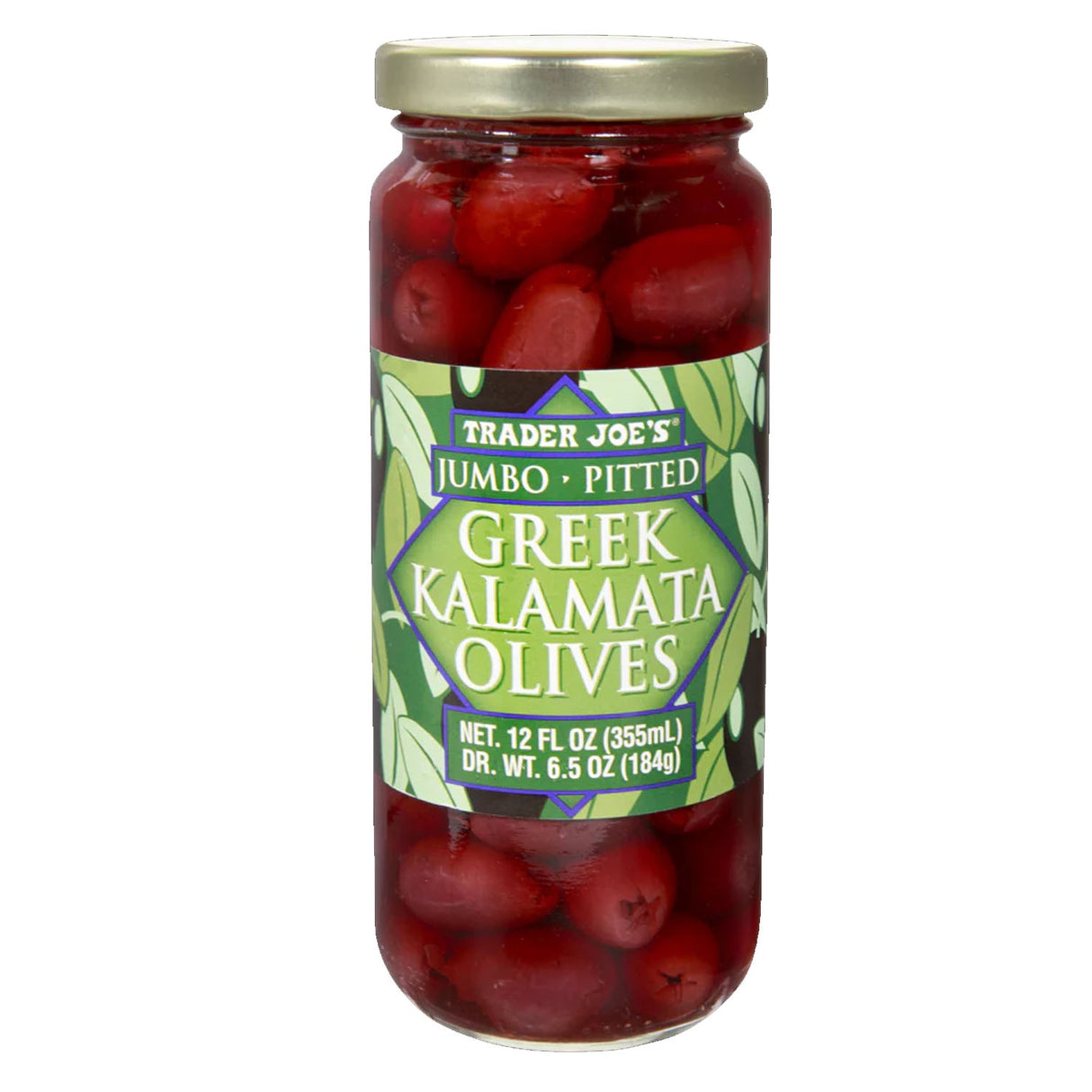 Jumbo Pitted Greek Kalamata Olives (12 Fl Oz)