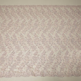 1 Yard 50/52" Wide Tulle Lace Fabric with 3D Embroidered Appliqué 100% Polyester Textile