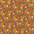 Quilting Cotton Fall Turkeys Fabric Traditions
