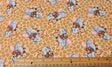 Quilting Cotton Jungle Babies Giraffe Print Brown Robert Kaufman