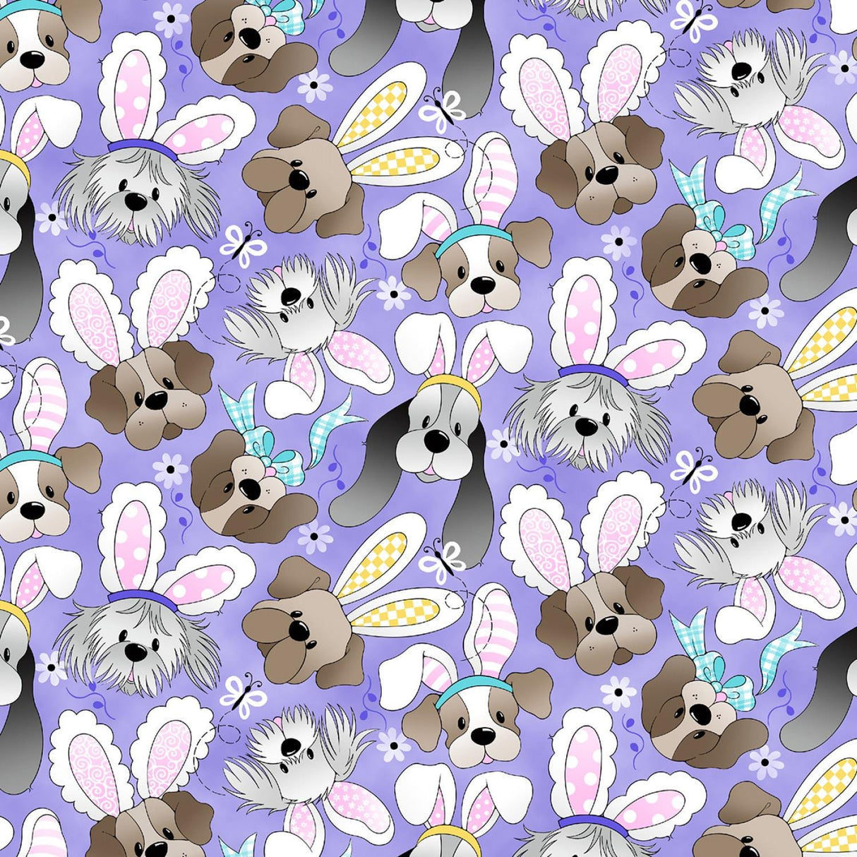 Quilting Cotton Spring Holiday Easter Floral Fabric Traditions