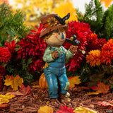Fall Scarecrow Garden Statue