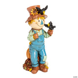 Fall Scarecrow Garden Statue