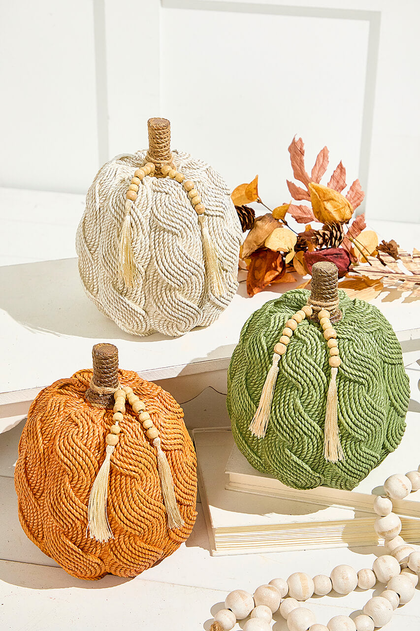 7.87" Resin Harvest Pumpkin
