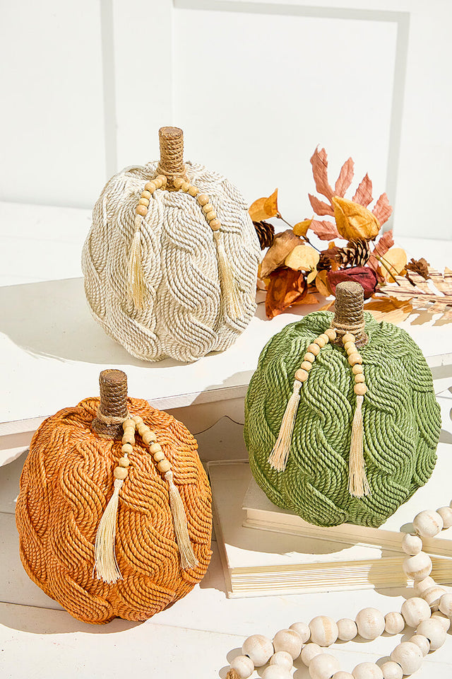 7.87" Resin Harvest Pumpkin