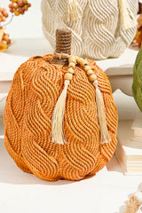 7.87" Resin Harvest Pumpkin