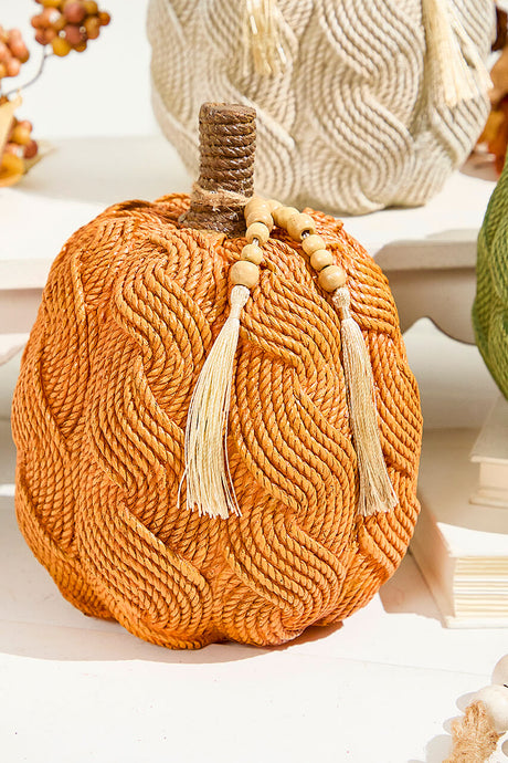 7.87" Resin Harvest Pumpkin