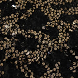 Fame Stretch Mesh Sequin Polyester Fabric - 2-Way Stretch, Embroidered Sequins, 50" Width, 287 GSM (1 Yard)