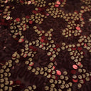 Fame Stretch Mesh Sequin Polyester Fabric - 2-Way Stretch, Embroidered Sequins, 50" Width, 287 GSM (1 Yard)