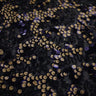 Fame Stretch Mesh Sequin Polyester Fabric - 2-Way Stretch, Embroidered Sequins, 50" Width, 287 GSM (1 Yard)