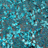Fame Stretch Mesh Sequin Polyester Fabric - Embroidered Sequins, 50" Width, 2-Way Stretch (1 Yard)
