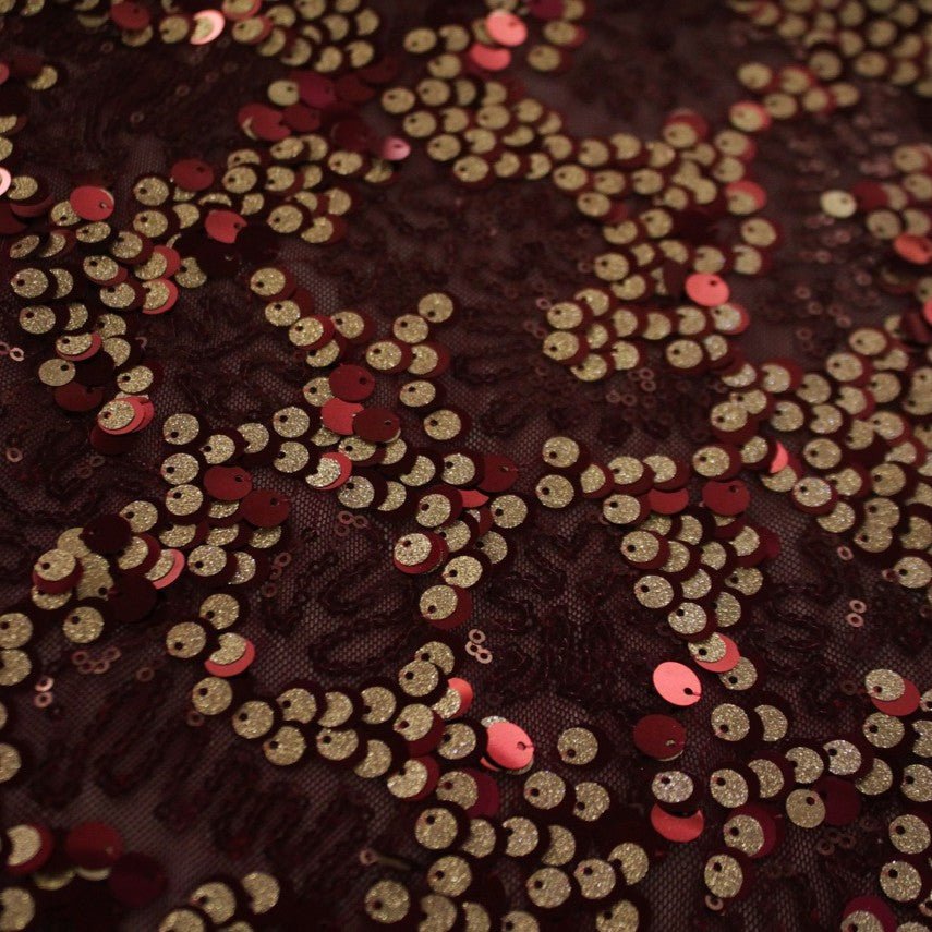 Stretch Mesh Sequin Fabric
