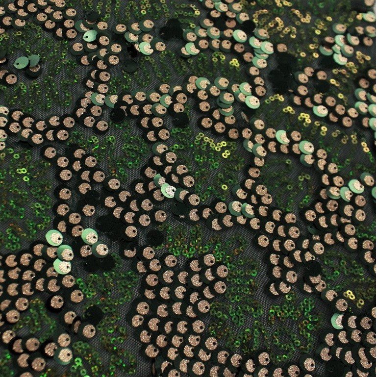 Stretch Mesh Sequin Fabric