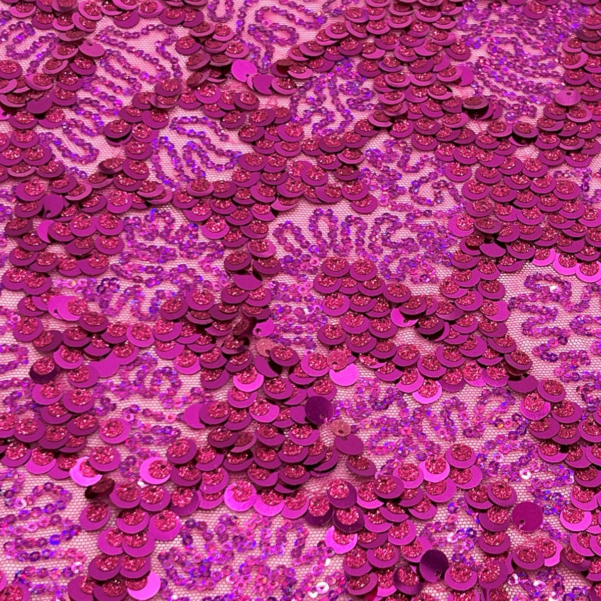 Stretch Mesh Sequin Fabric