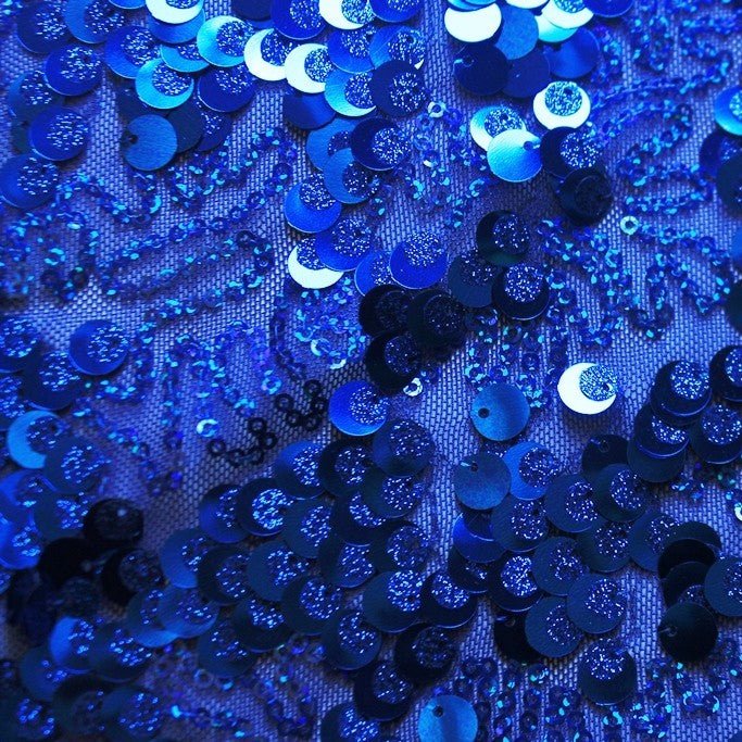 Stretch Mesh Sequin Fabric