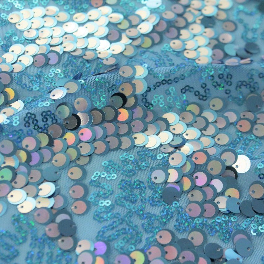 Stretch Mesh Sequin Fabric