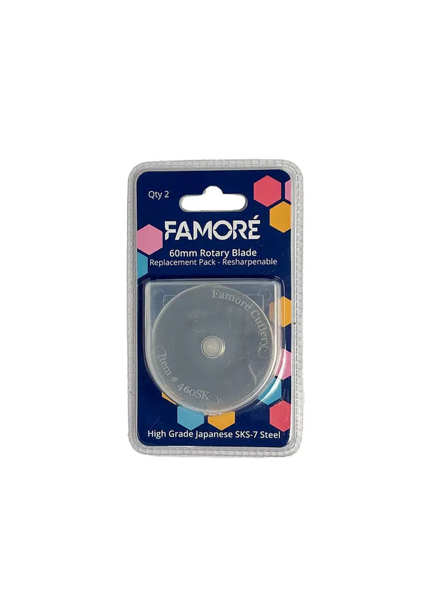 60mm Rotary Cutter Replacement Blades 2 Pack