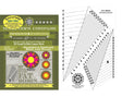 Quilting Ruler Acrylic Mariner's Compass Book and Ruler Combo