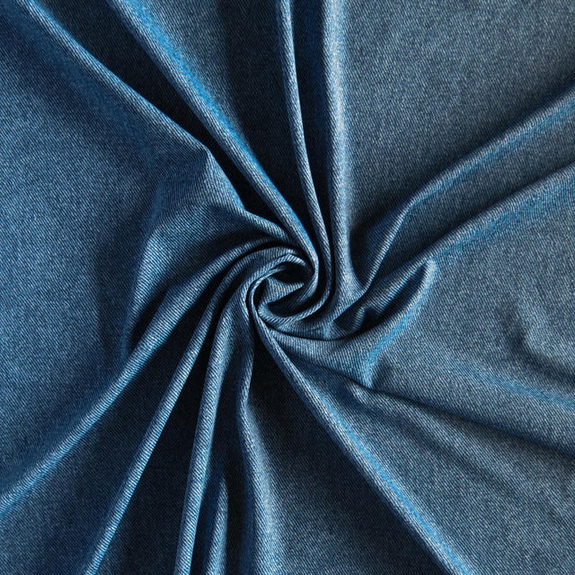 Swim Knit Faux Denim Classic Blue 4-Way Stretch