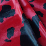 Faux Fur Cow Print Velboa Fabric