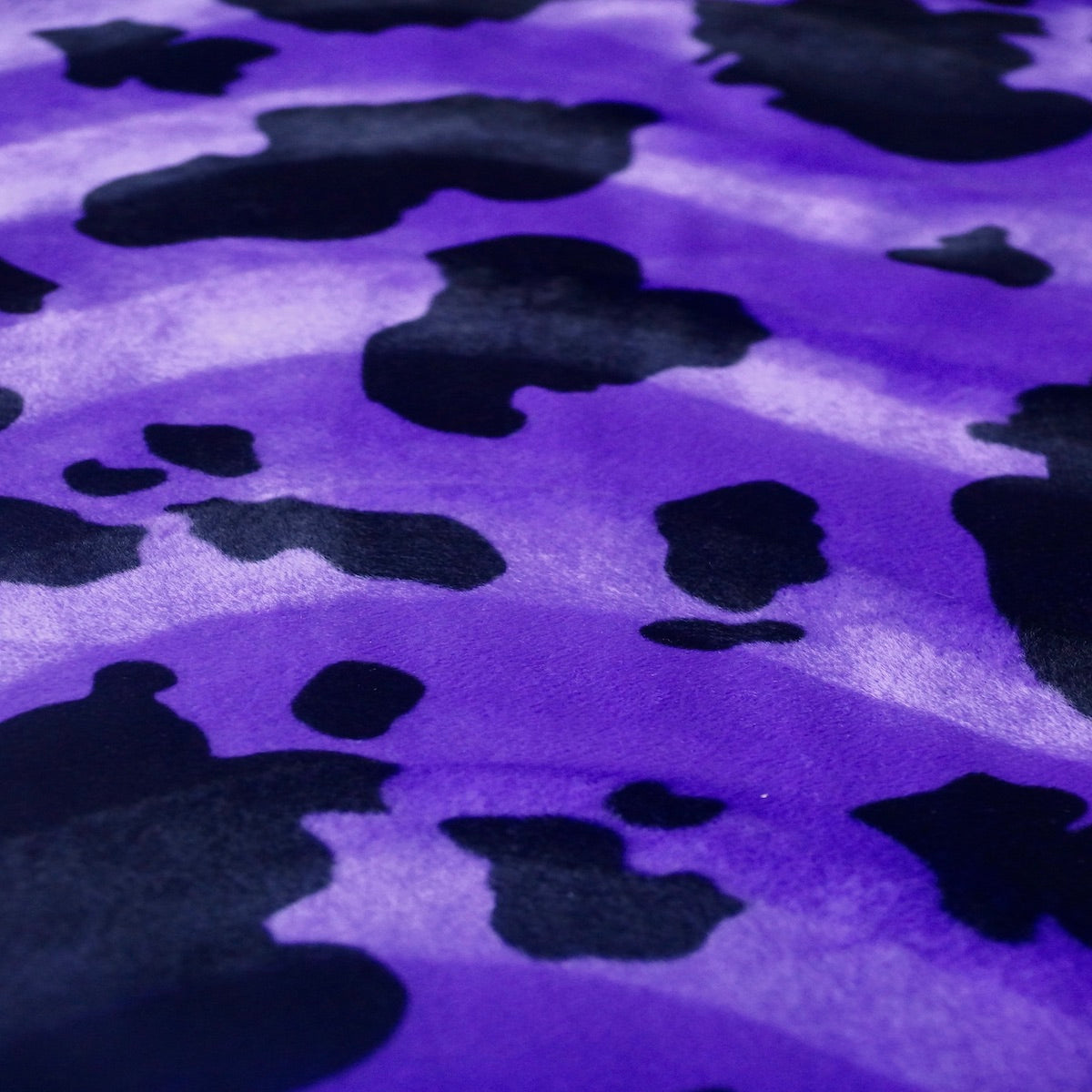 Faux Fur Cow Print Velboa Fabric