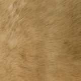 Solid Mink Faux Fur Acrylic Polyester Fabric - Solid Mink Faux Fur, 60" Width, 1-2" Pile Length, 1100 GSM (1 Yard)