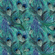 Cotton Feather Teal Affinity Fabric 44/45