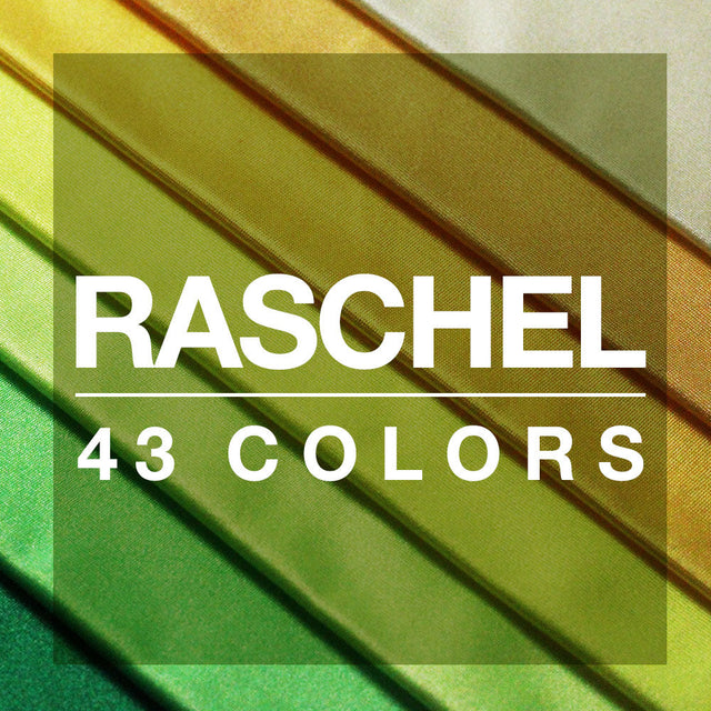 Raschel Nylon Spandex Fabric - 2-Way Stretch, Solid Colors, 58/60" Width (1 Yard)