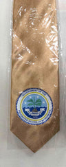 Federated States Of Micronesia Polyester Fabric - National Seal, 56" Length, 3.5" Width (1 Tie)