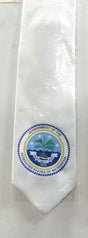Federated States Of Micronesia Tie Polyester Fabric - National Seal, 56" Length, 3.5" Width (1 Piece)