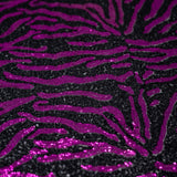 Sequin Mesh Zebra Fabric